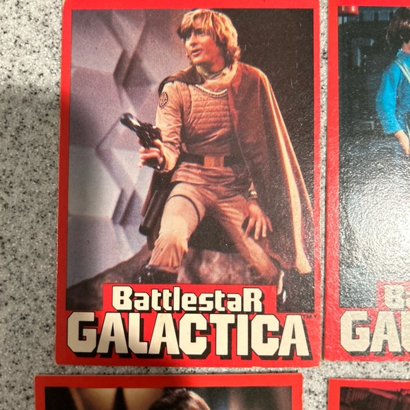 Complete 1978 Vintage Battlestar Galactica Collectors card set 1-36 - Picture 3 of 16